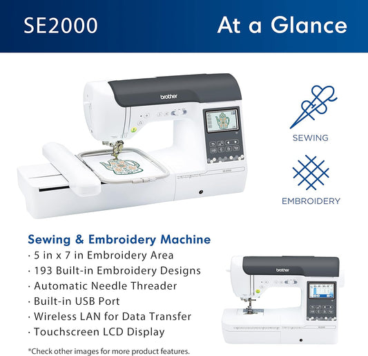 SE2000 Sewing and Embroidery Machine