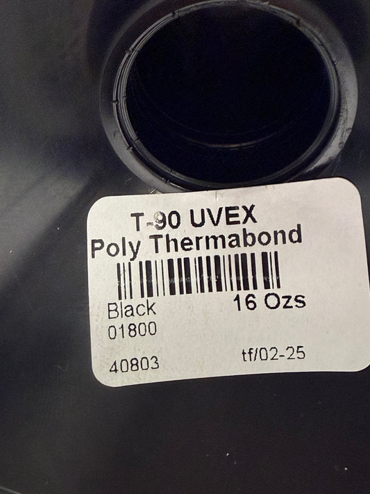 THREAD T-90 BLACK 1800 NYLON UVEX POLY THERMABOND (Upholstery) — 16 oz