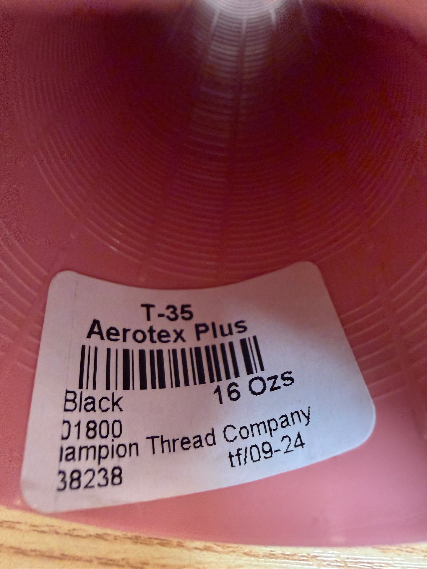 THREAD T-35 HILAZA BLACK AEROTEX PLUS 16 oz