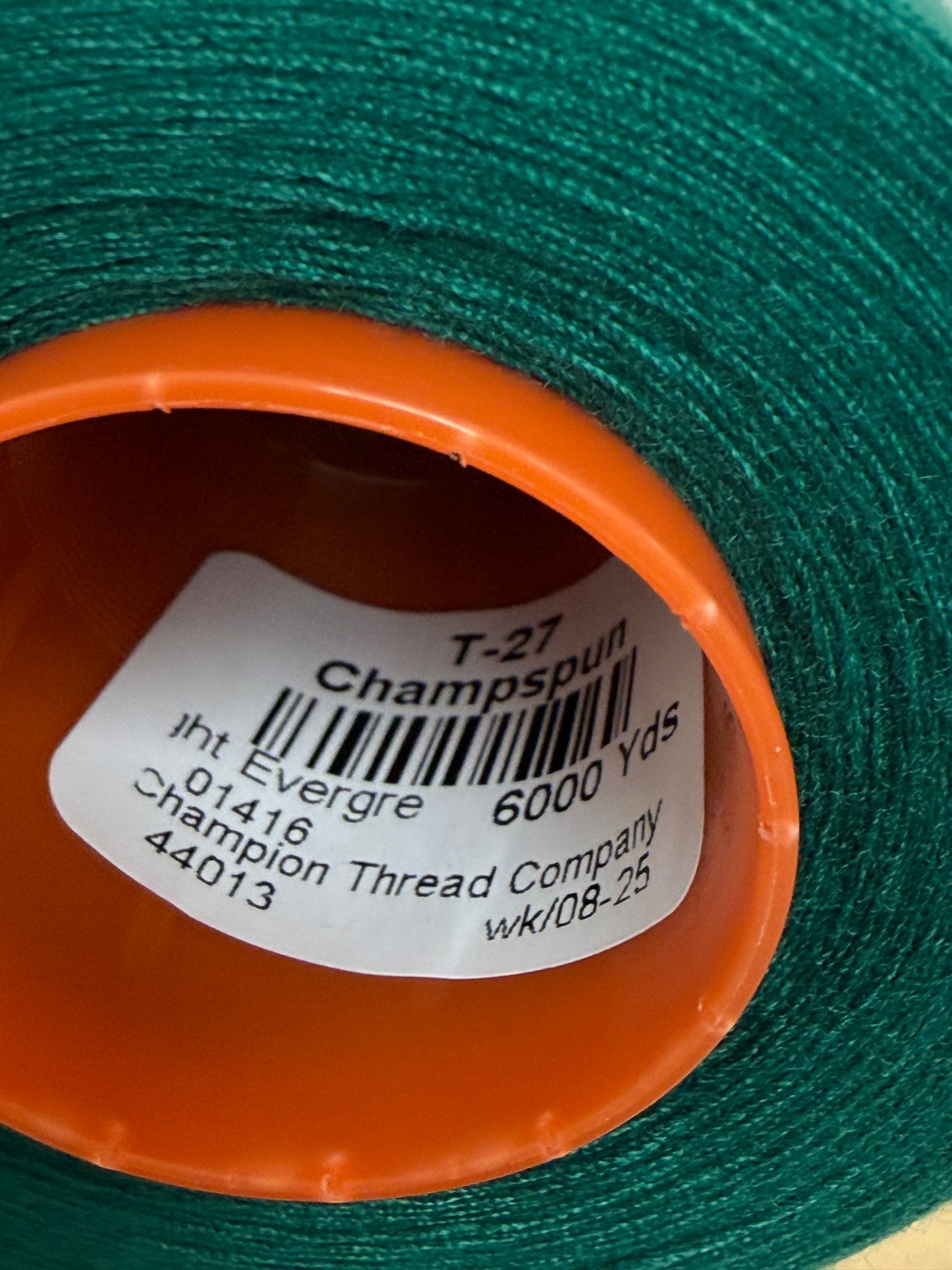 THREAD T-27 GHT EVERGRE-1416 POLYESTER CHAMPSPUN 6000 Yds