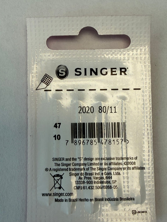 NEEDLE SINGER® 2020 #80/11-BLISTER 5 NEEDLE