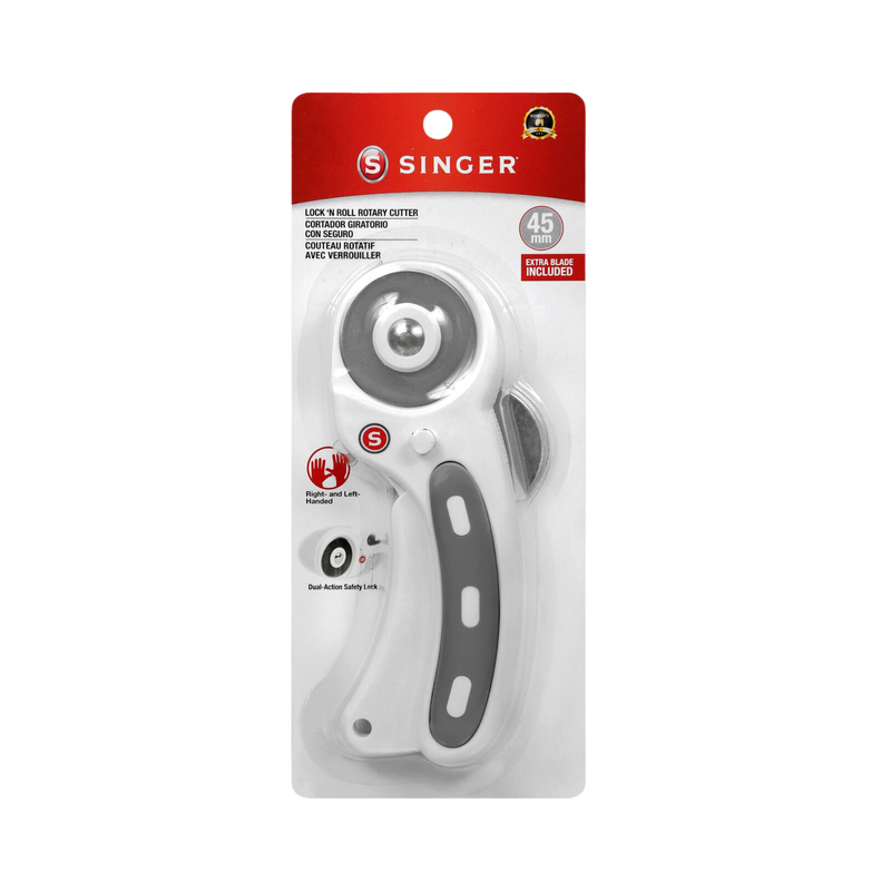 SINGER® 45mm Rotary Cutter with Trigger Release & Blade Replacement