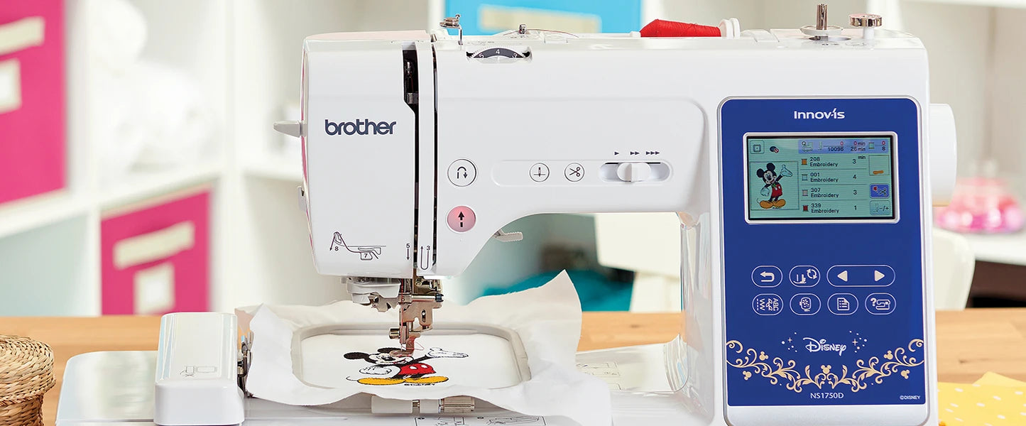 BROTHER NS1750D Combination Sewing & Embroidery with Disney