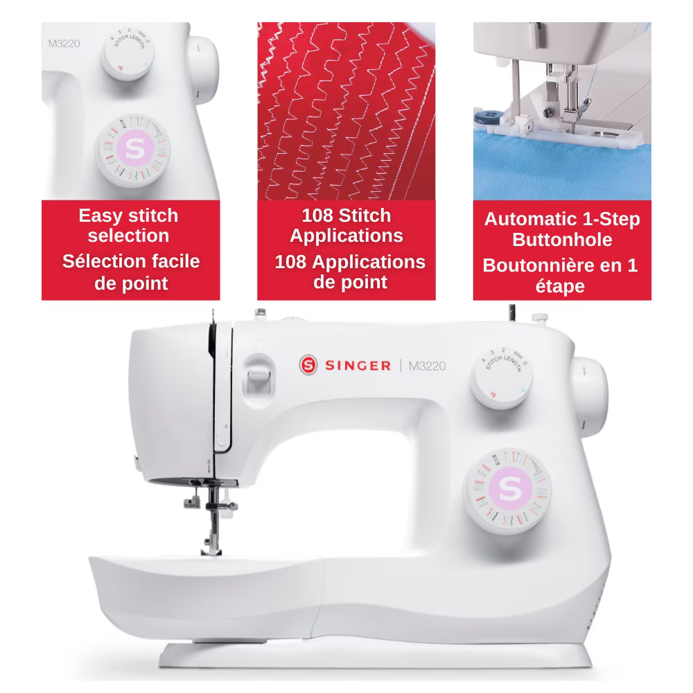 SINGER® M3220 Home Sewing Machine