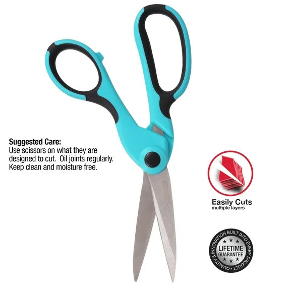SINGER ProSeries Heavy-Duty Bent Sewing Scissors, 9.5"