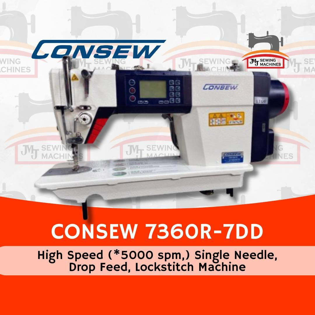 CONSEW 7360R-7DD Single Needle  with table image 0