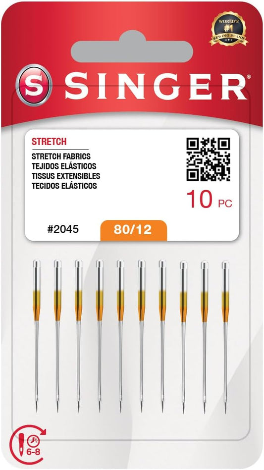 NEEDLE SINGER® 2045 #80-12 BLISTER 10 NEEDLE