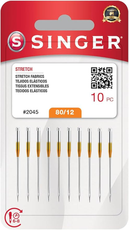 NEEDLE SINGER® 2045 #80-12 BLISTER 10 NEEDLE