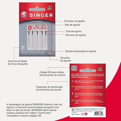 NEEDLE SINGER® 2045 #80-12 BLISTER 10 NEEDLE