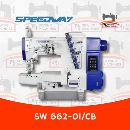 SPEEDWAY SW 662-01/CB3 Needle Cylinder Arm Coverstitch Industrial Sewing Machine image 1