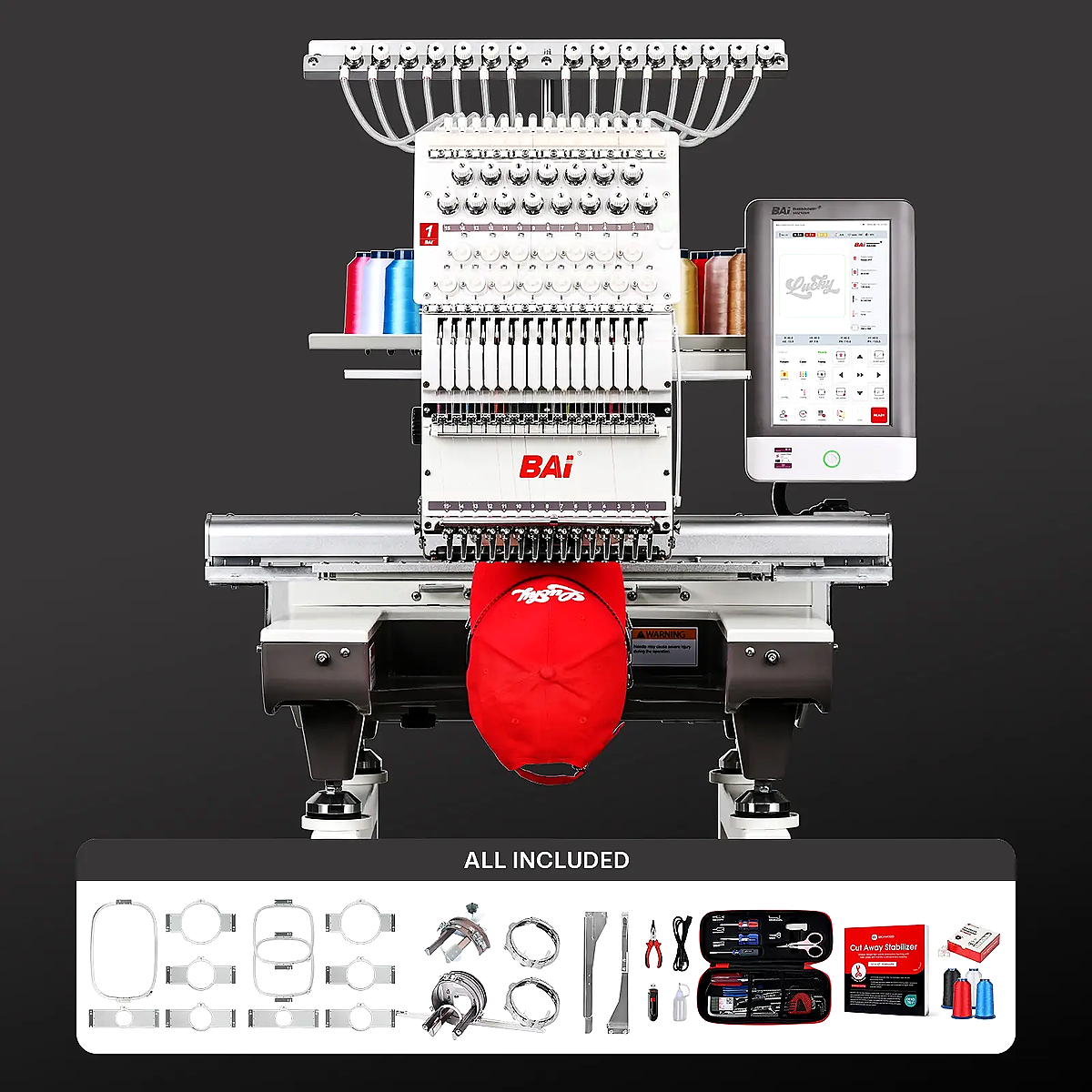 BAi® The Mirror Commercial Embroidery Machine