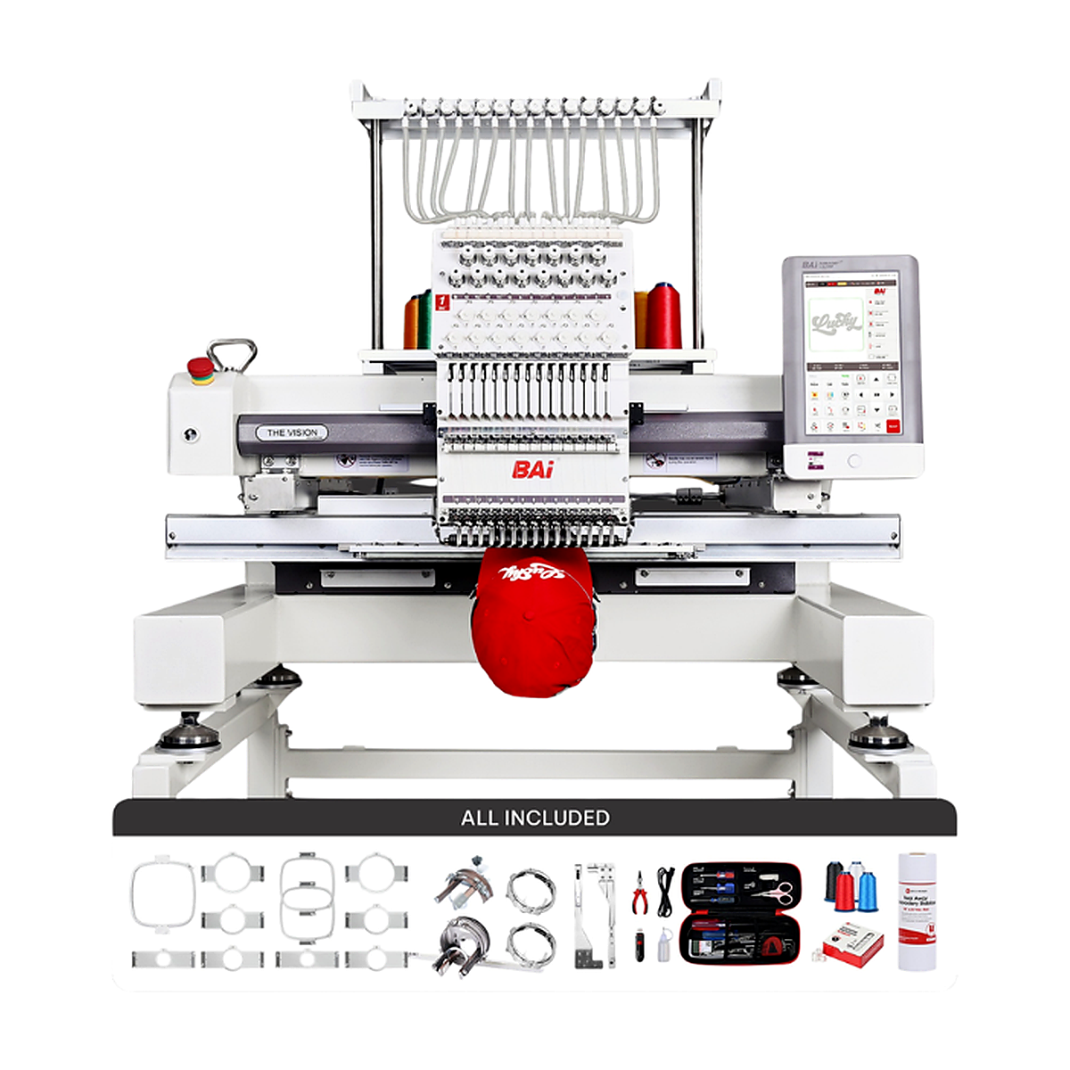 BAi® The Vision Commercial Embroidery Machine