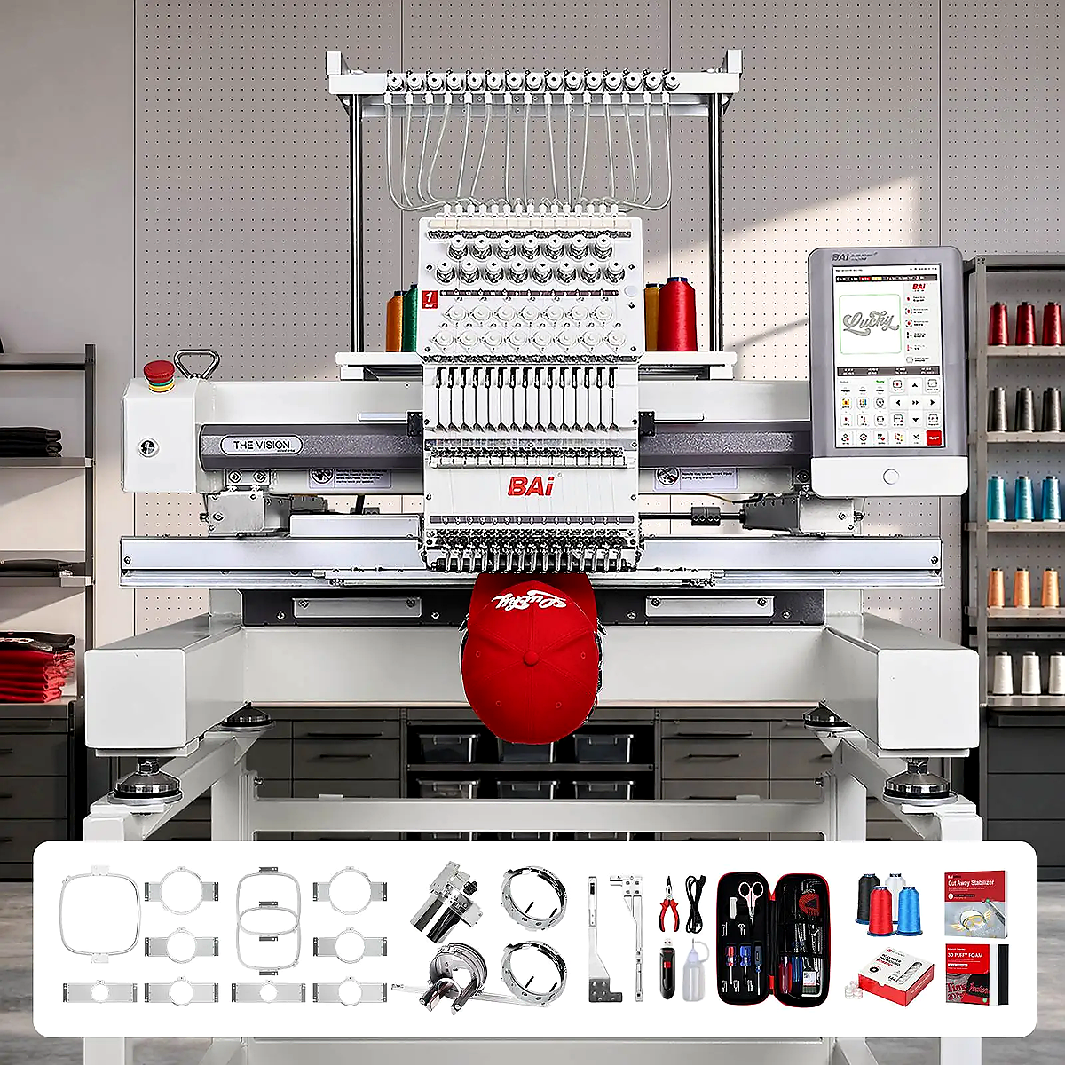 BAi® The Vision Commercial Embroidery Machine