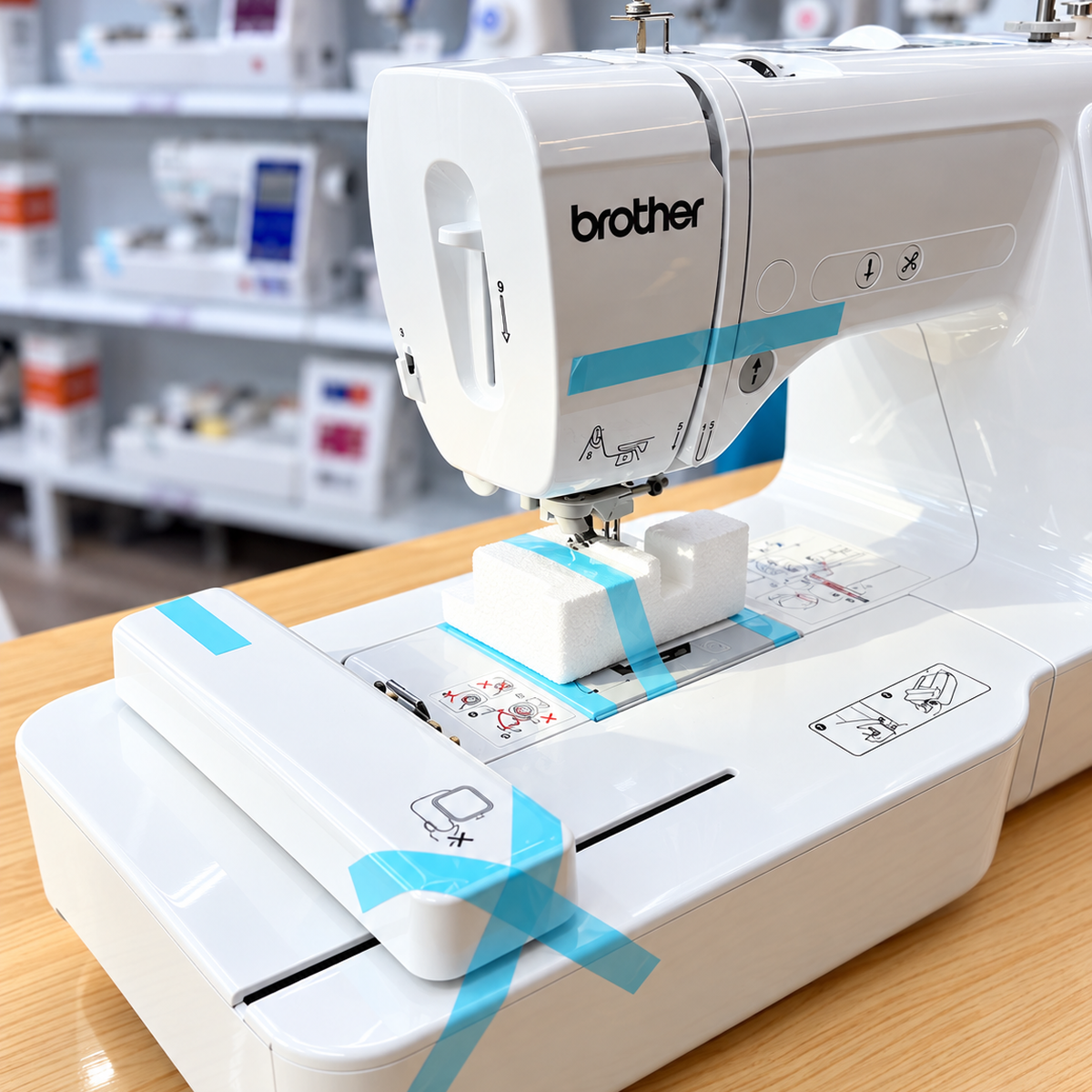 Brother® PE545 Computerized Embroidery Machine Home.
