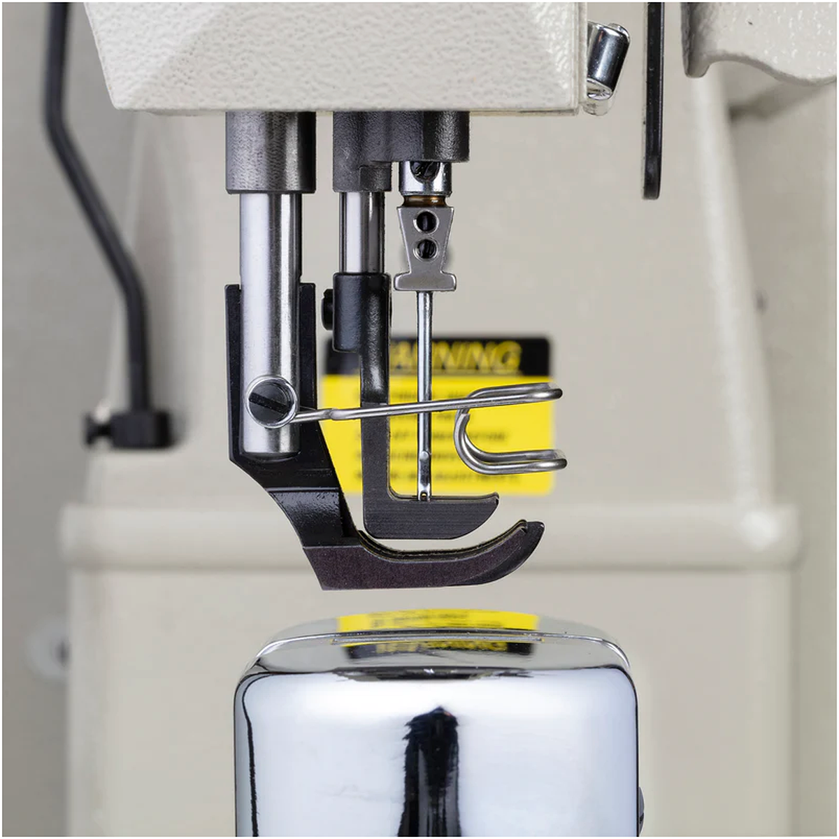 CONSEW® 369RB-2 Heavy-Duty Double-Needle Post-Bed Walking Foot Industrial Sewing Machine – Complete with Table & Stand