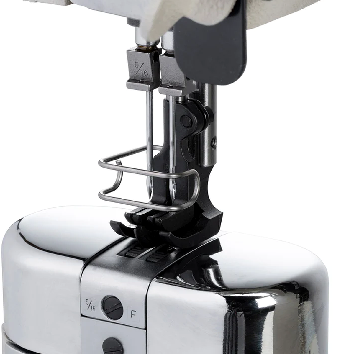 CONSEW® 369RB-2 Heavy-Duty Double-Needle Post-Bed Walking Foot Industrial Sewing Machine – Complete with Table & Stand