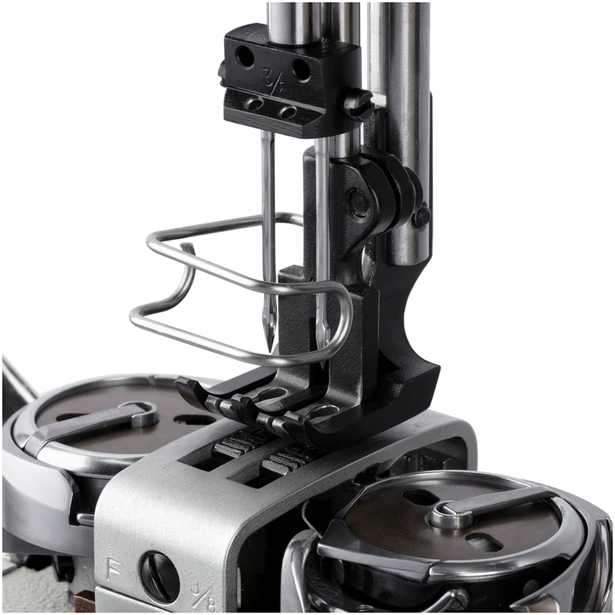 CONSEW® 389RB-2 Heavy-Duty Two-Needle Post-Bed Walking Foot Industrial Lockstitch Sewing Machine – Complete with Table & Stand
