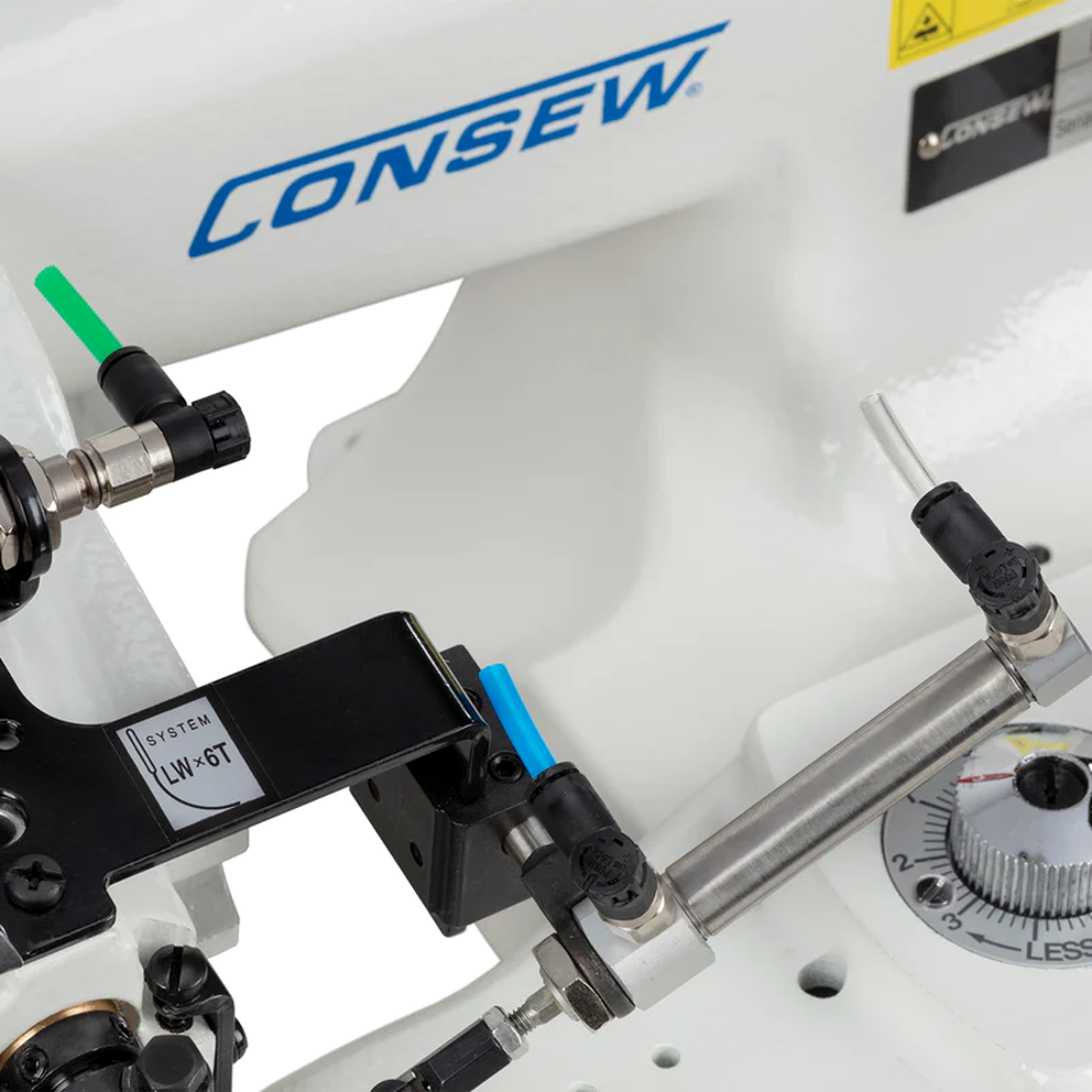 CONSEW® CM-101-7DD Single Thread Chainstitch Blindstitch – Complete with Table & Stand
