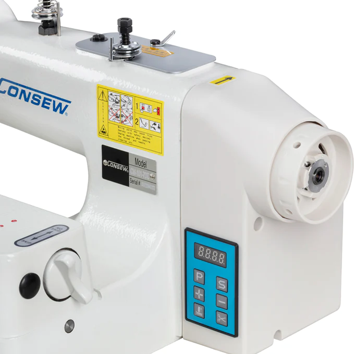 CONSEW® CM-101-7DD Single Thread Chainstitch Blindstitch – Complete with Table & Stand