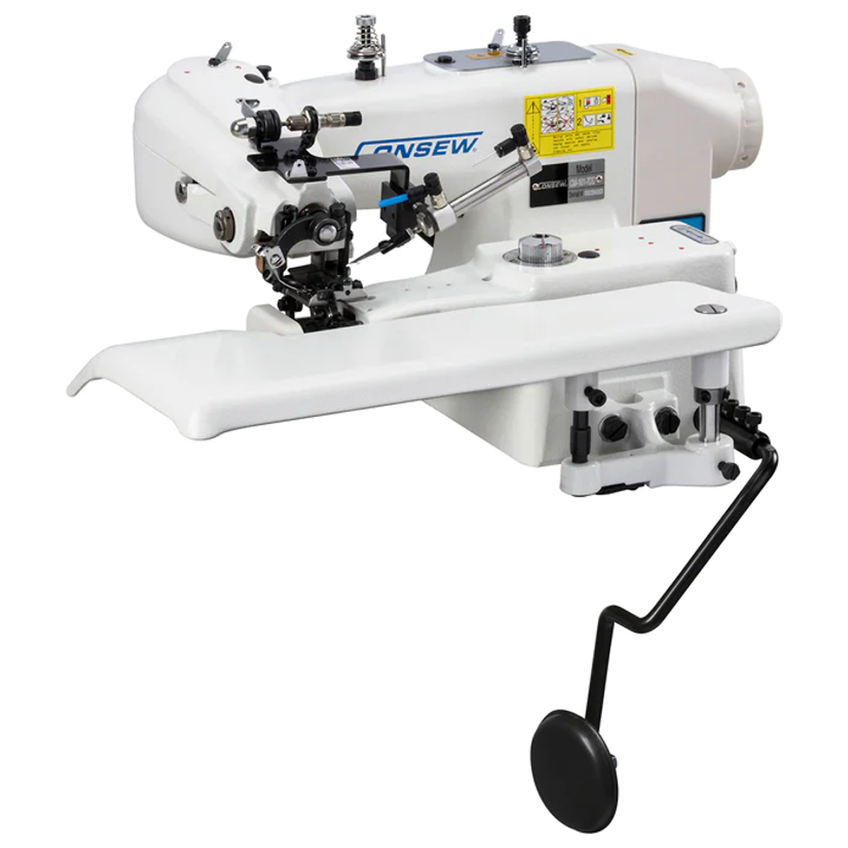 CONSEW® CM-101-7DD Single Thread Chainstitch Blindstitch – Complete with Table & Stand
