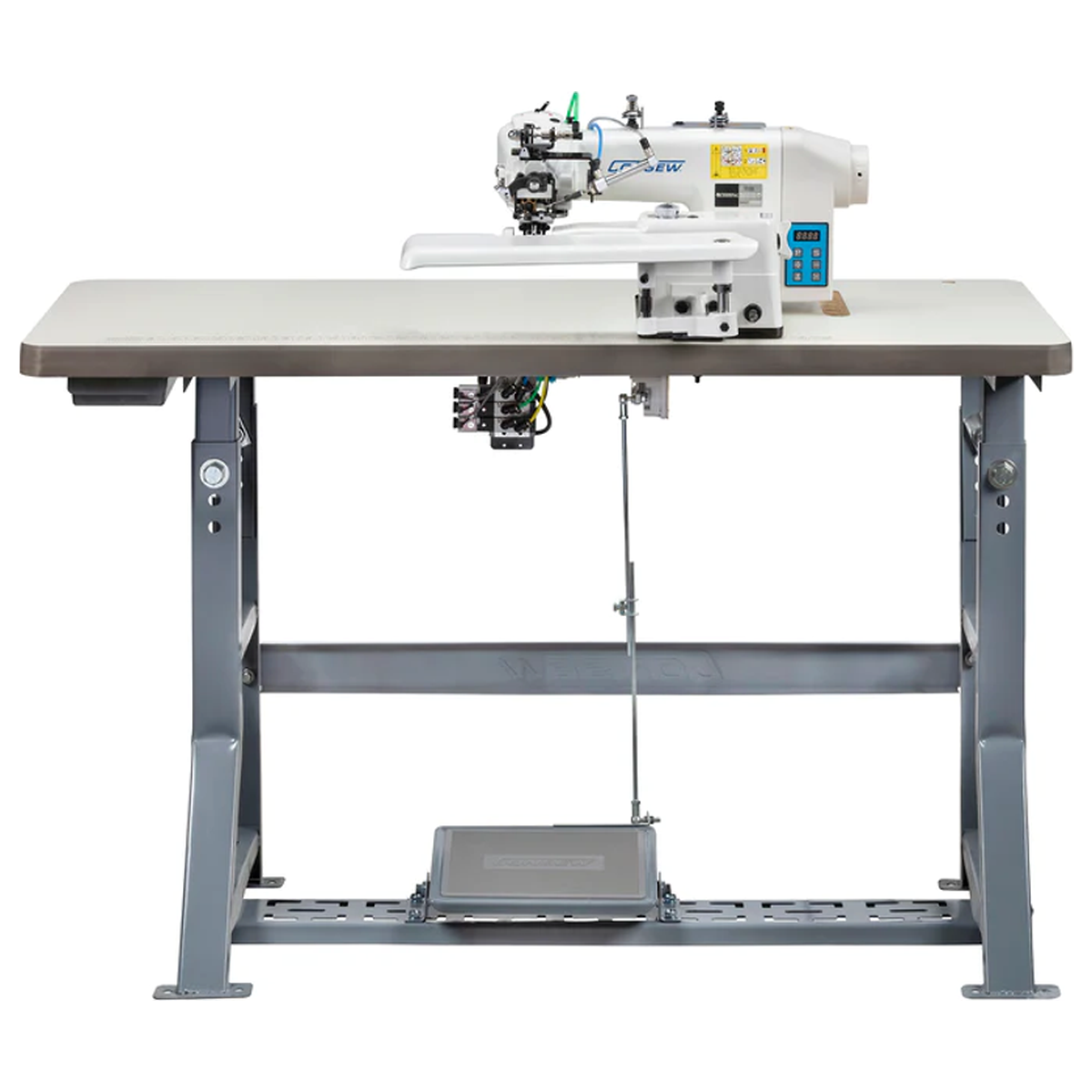CONSEW® CM-101-7DD Single Thread Chainstitch Blindstitch – Complete with Table & Stand