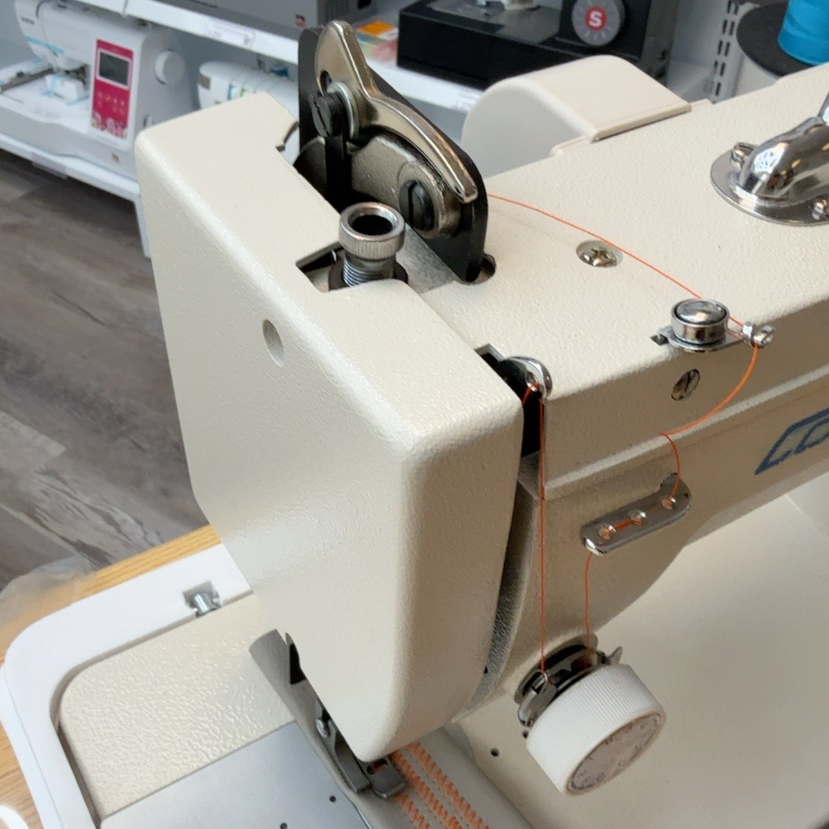 CONSEW® CP146RL Portable Walking Foot Sewing Machine with Hard Carrying Case Included