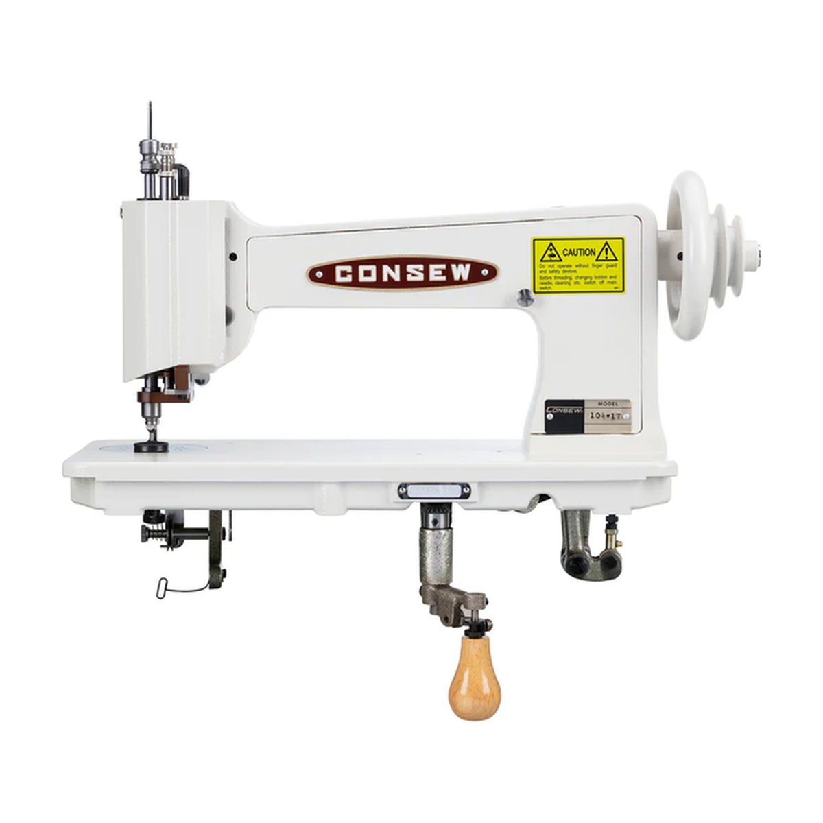 CONSEW® 104-1T Industrial Sewing Machine – Complete with Table & Stand