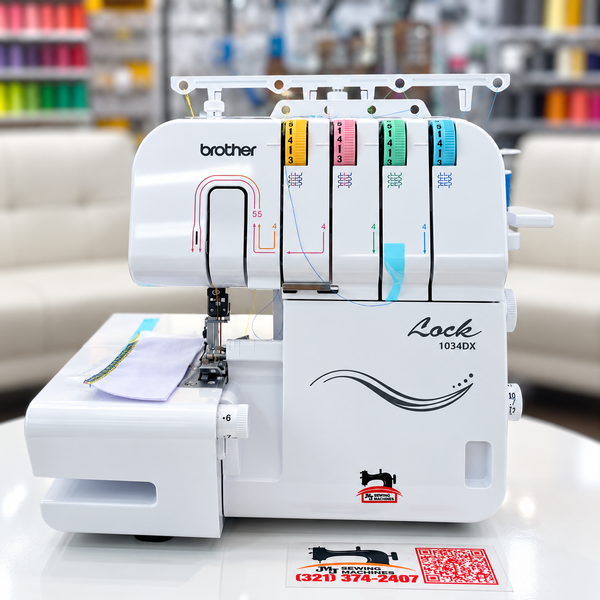 Brother® 1034DX Easy-to-Use 3/4-Thread Serger Sewing Machine