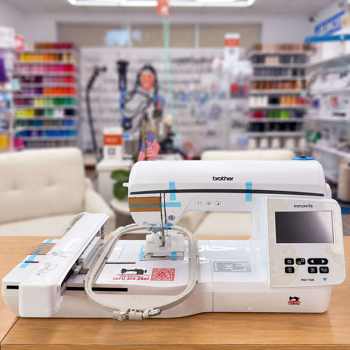 Brother® Innov-ís NQ1700E Dedicated Embroidery Machine