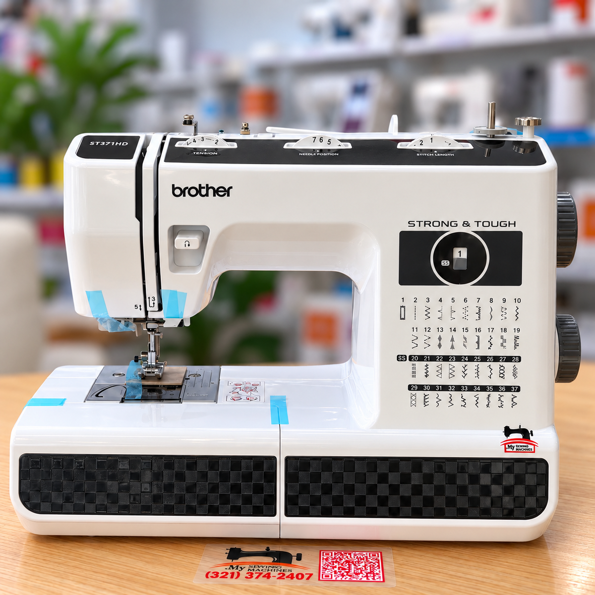 Brother® ST371HD Strong & Tough 37-Stitch Heavy-Duty Home Sewing Machine