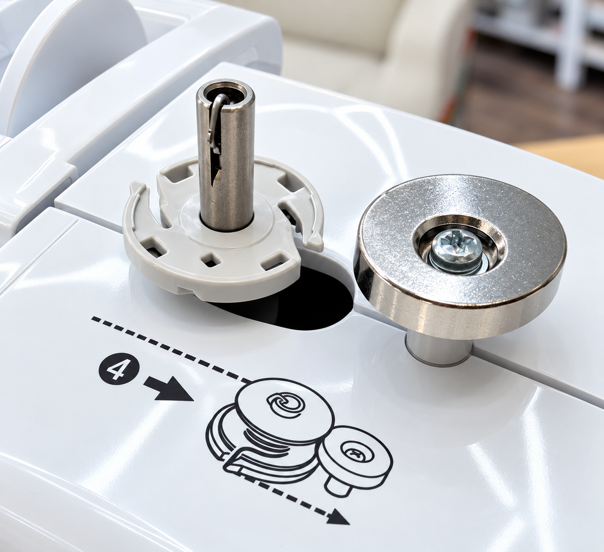Brother® PE545 Computerized Embroidery Machine Home.