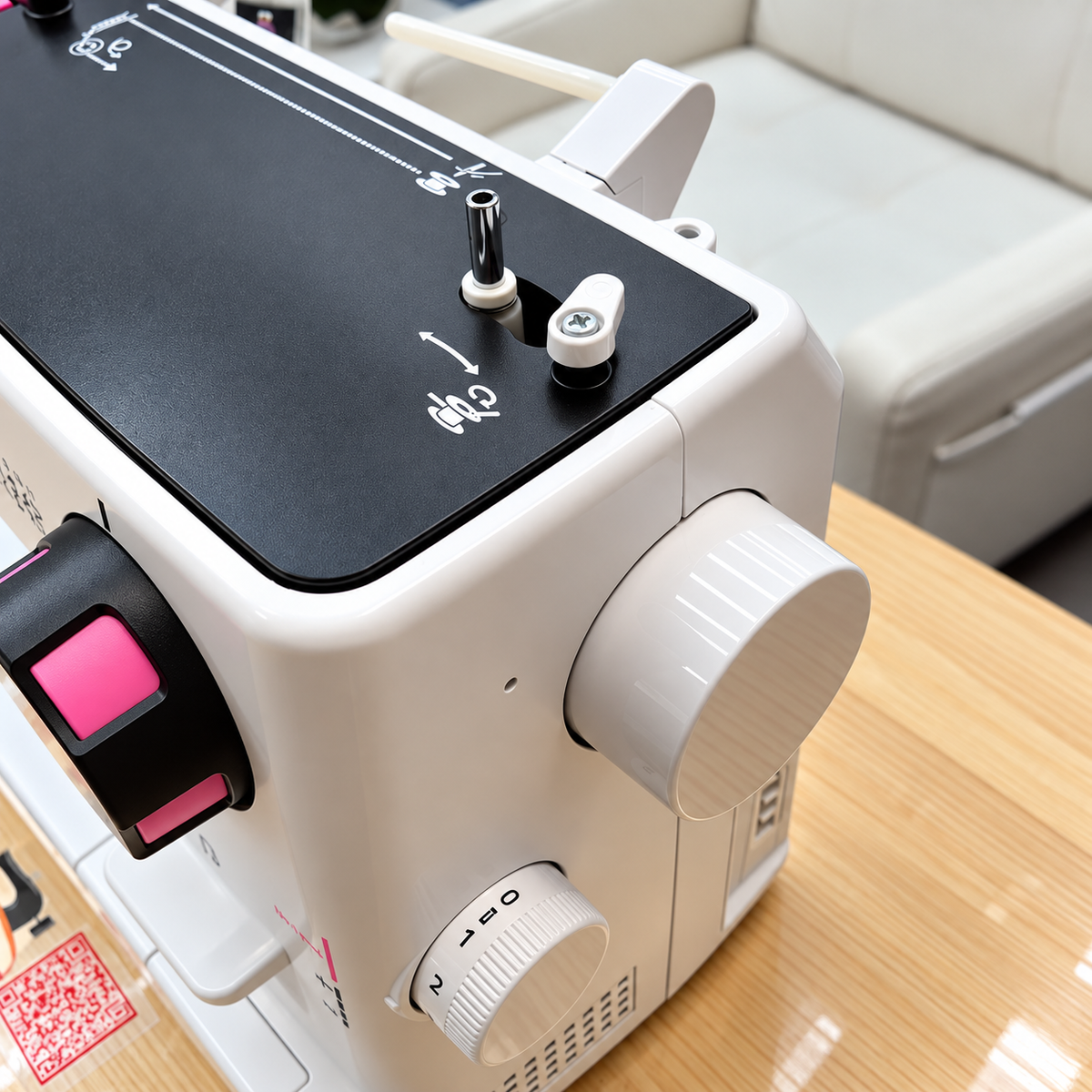 JUKI® HZL-27Z Compact Mechanical Home Sewing Machine with 11 Built-In Stitches & 4-Step Buttonhole