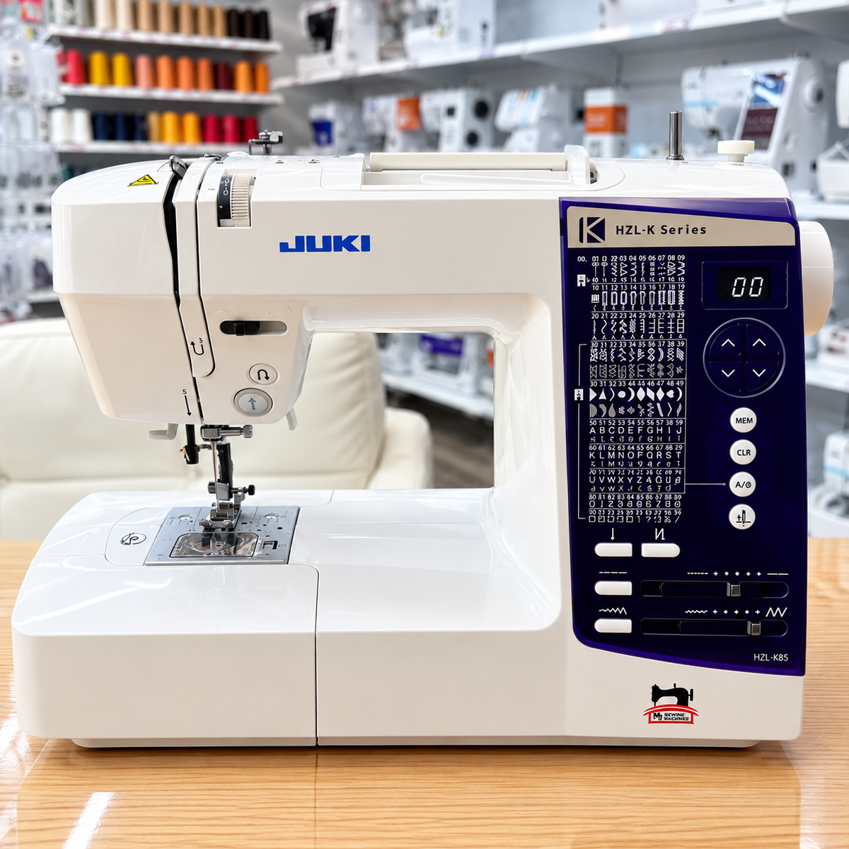 JUKI® HZL-K85 Computerized Home Sewing Machine with 20 Built-In Stitch Patterns