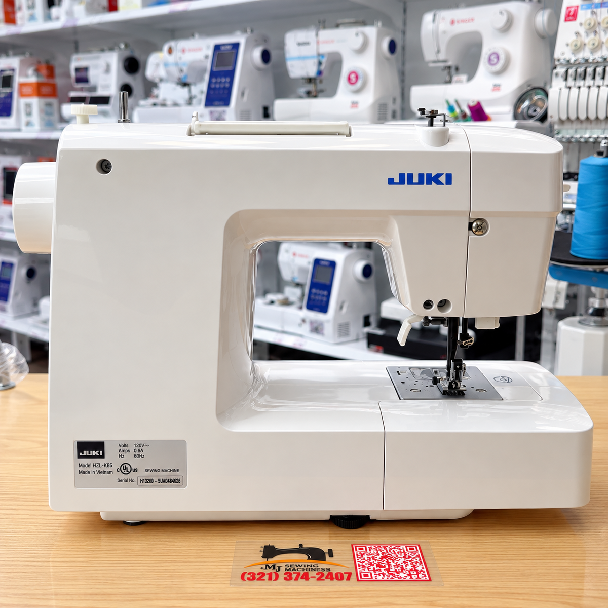 JUKI® HZL-K85 Computerized Home Sewing Machine with 20 Built-In Stitch Patterns
