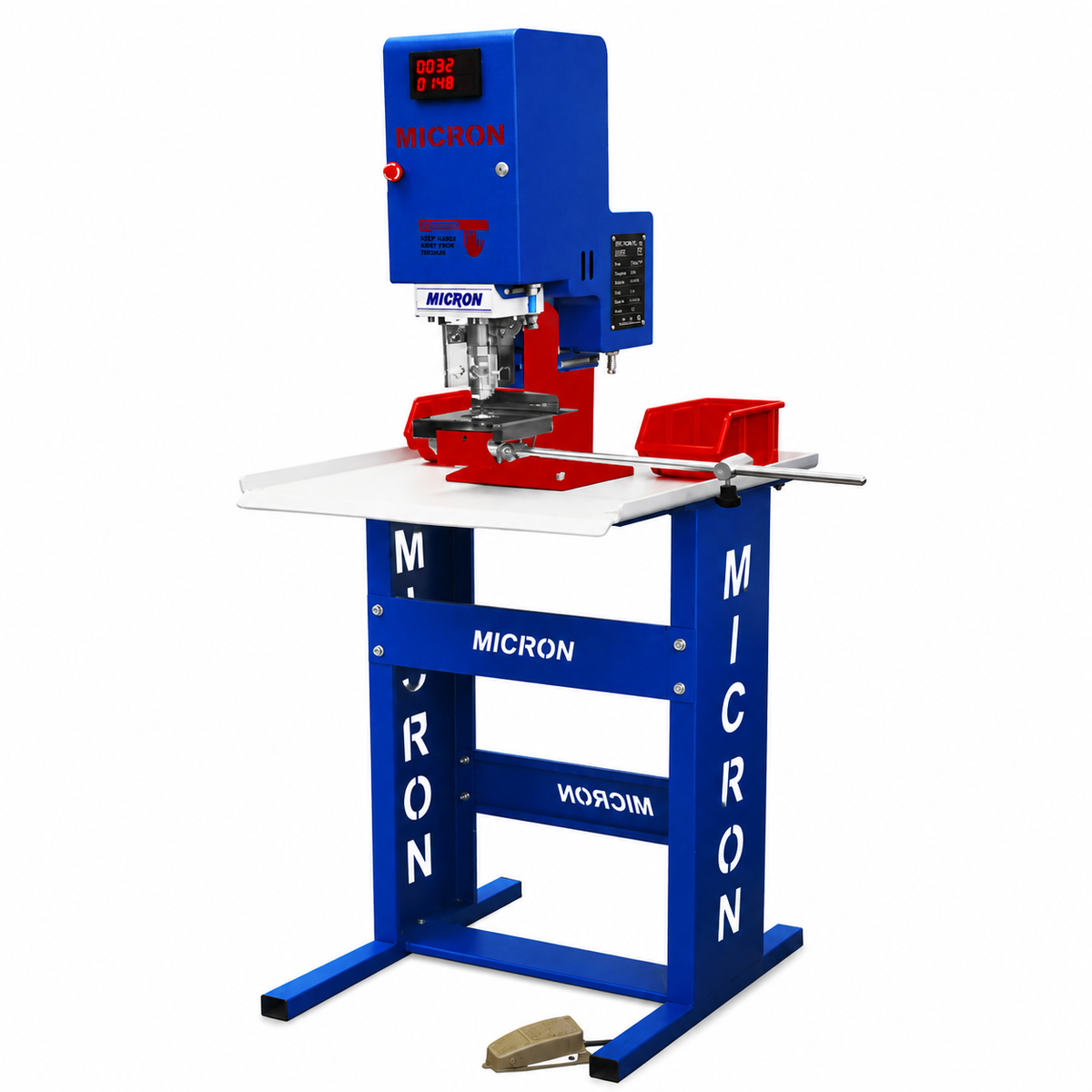 MC-20 Double Cylinder Multi-Function Pneumatic Fastening Machine with 8 Die Kits
