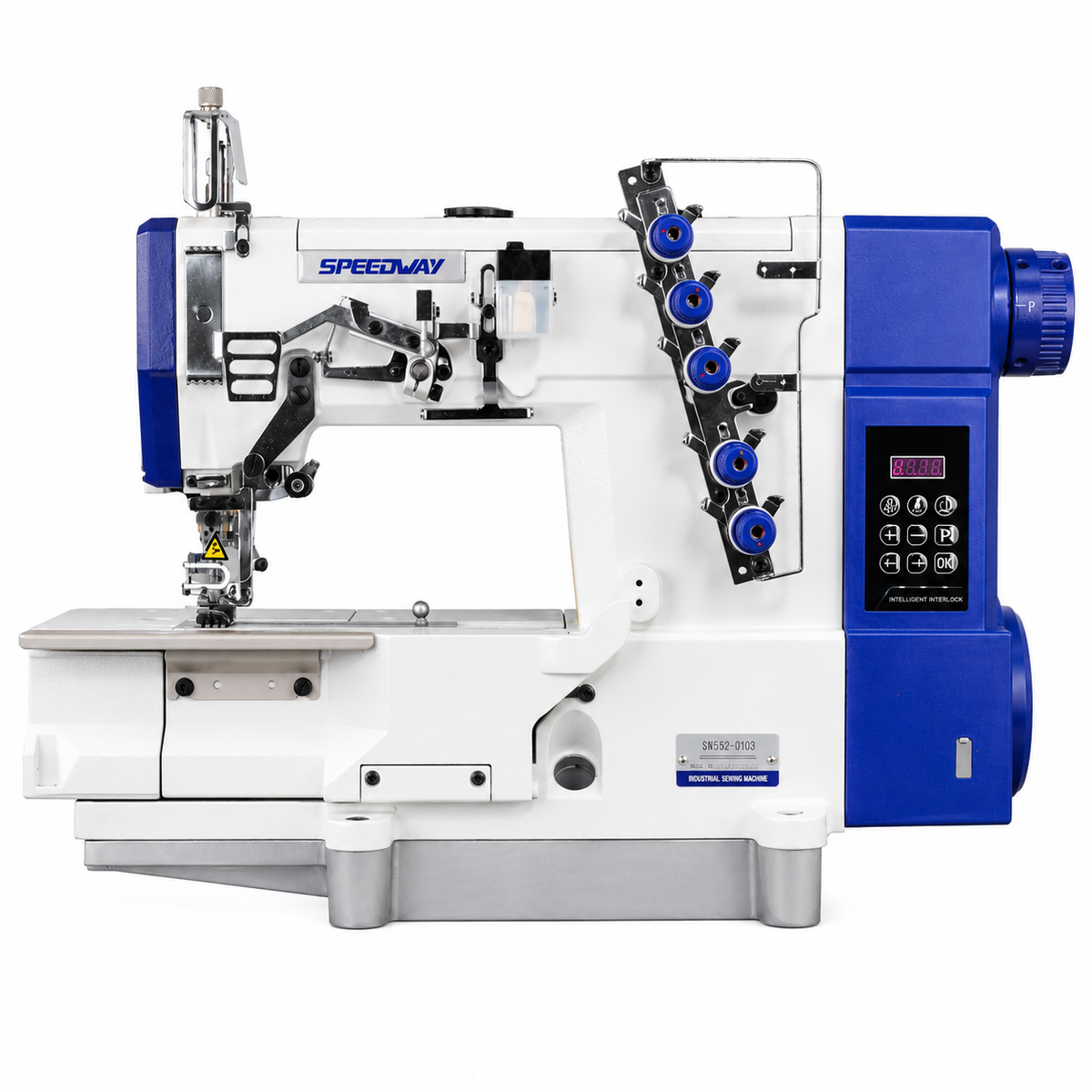 SPEEDWAY SW-562/01CB 3-Needle Flatbed Coverstitch Industrial Sewing Machine