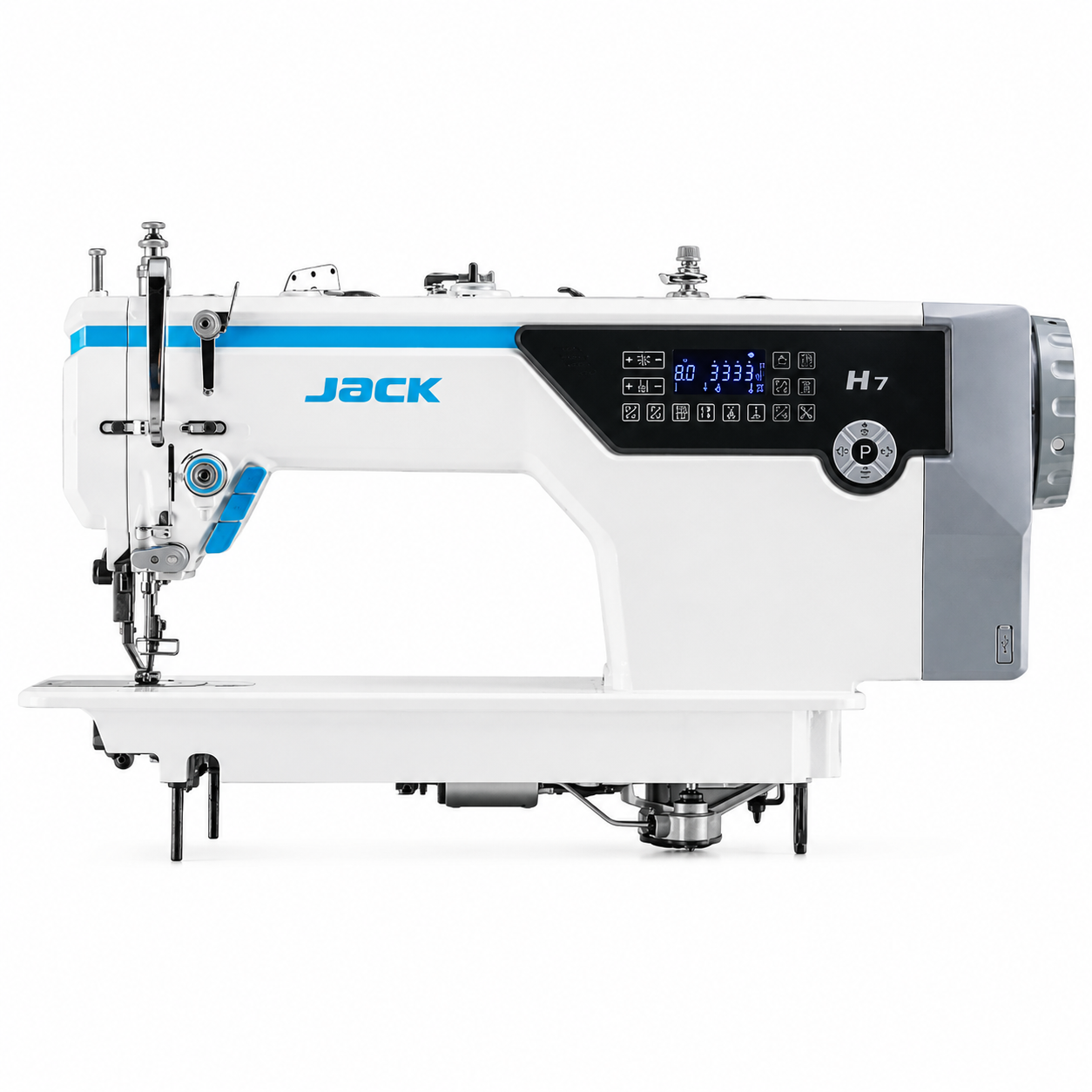 JACK® JK-H7-C Single Needle Top & Bottom Feed Walking Foot Industrial Sewing Machine