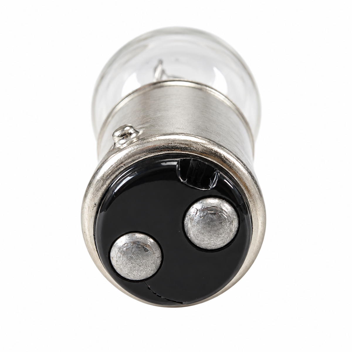 T7 Clear Incandescent Light Bulb - 15W 120V - BA15D Double-Contact Bayonet Base