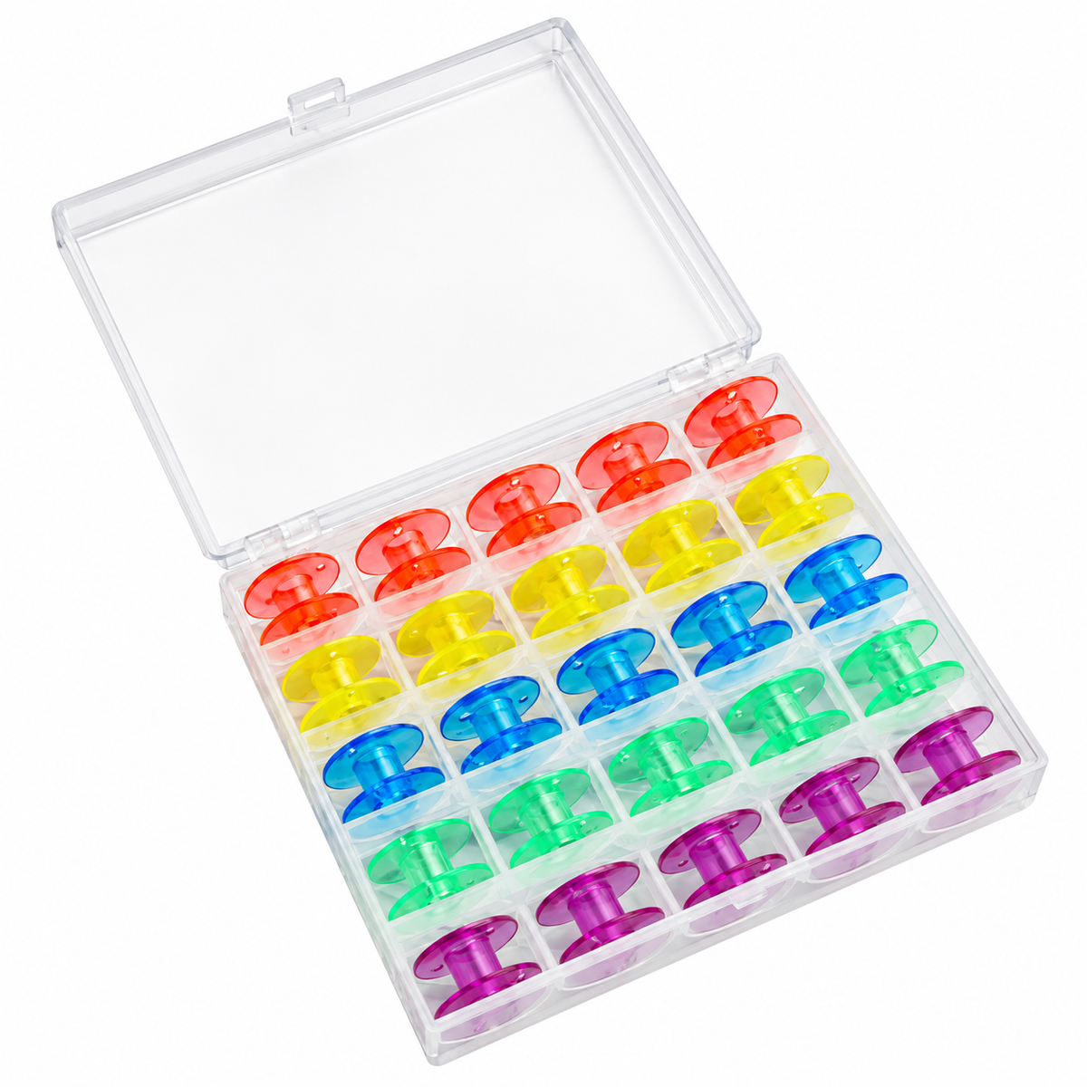GEOSOFIA® Colored Thread Reels – Box of 25