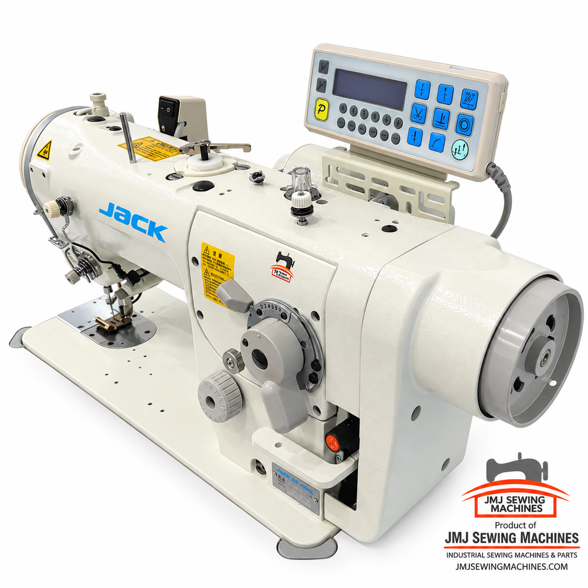 JACK® JK-T2284B-4E Single Needle Standard & 3-Step Zigzag Direct Drive Industrial Sewing Machine – Complete with Table & Stand