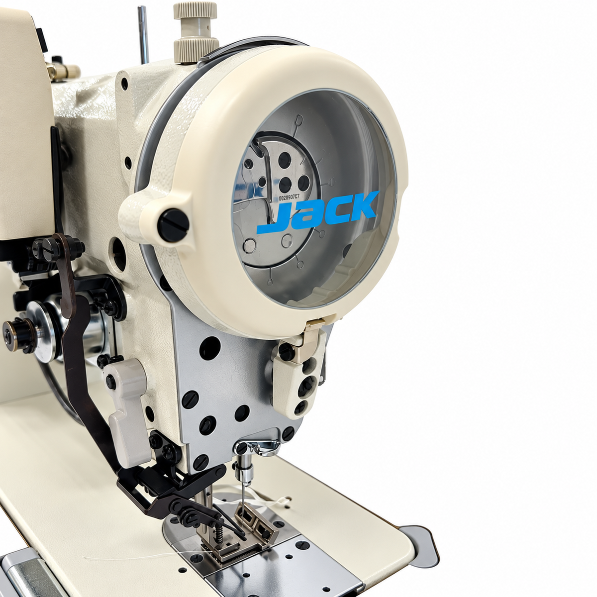 JACK® JK-T2284B-4E Single Needle Standard & 3-Step Zigzag Direct Drive Industrial Sewing Machine – Complete with Table & Stand