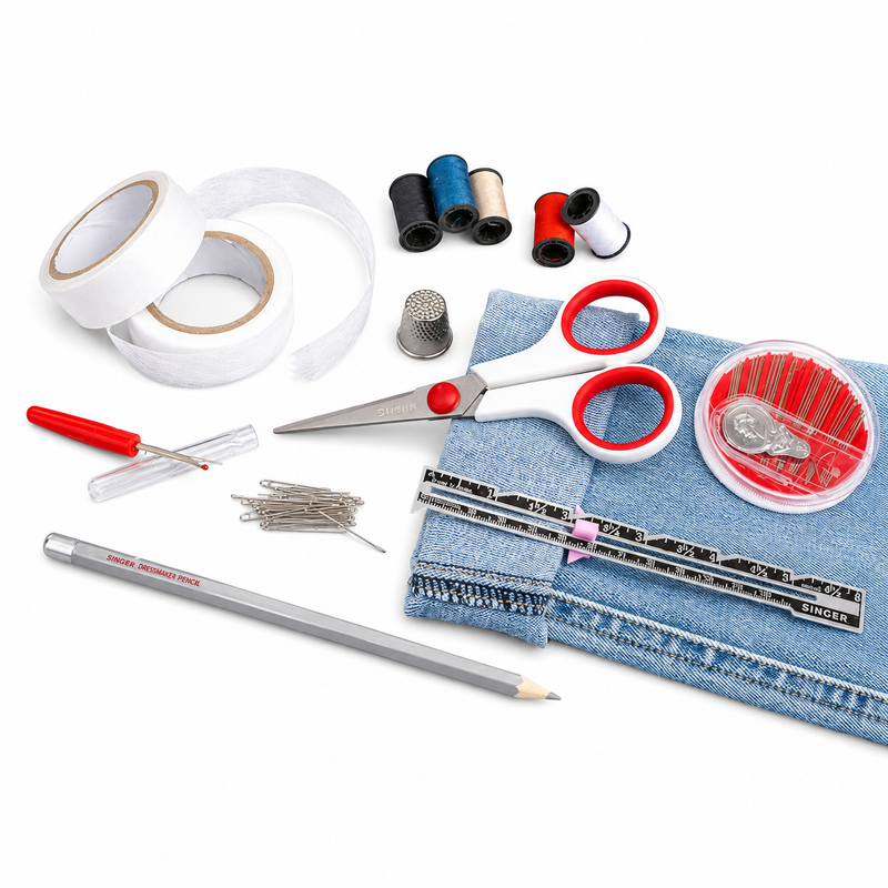 SINGER® Hemming Kit — 92 Piece Sewing &amp; Hem Repair Set