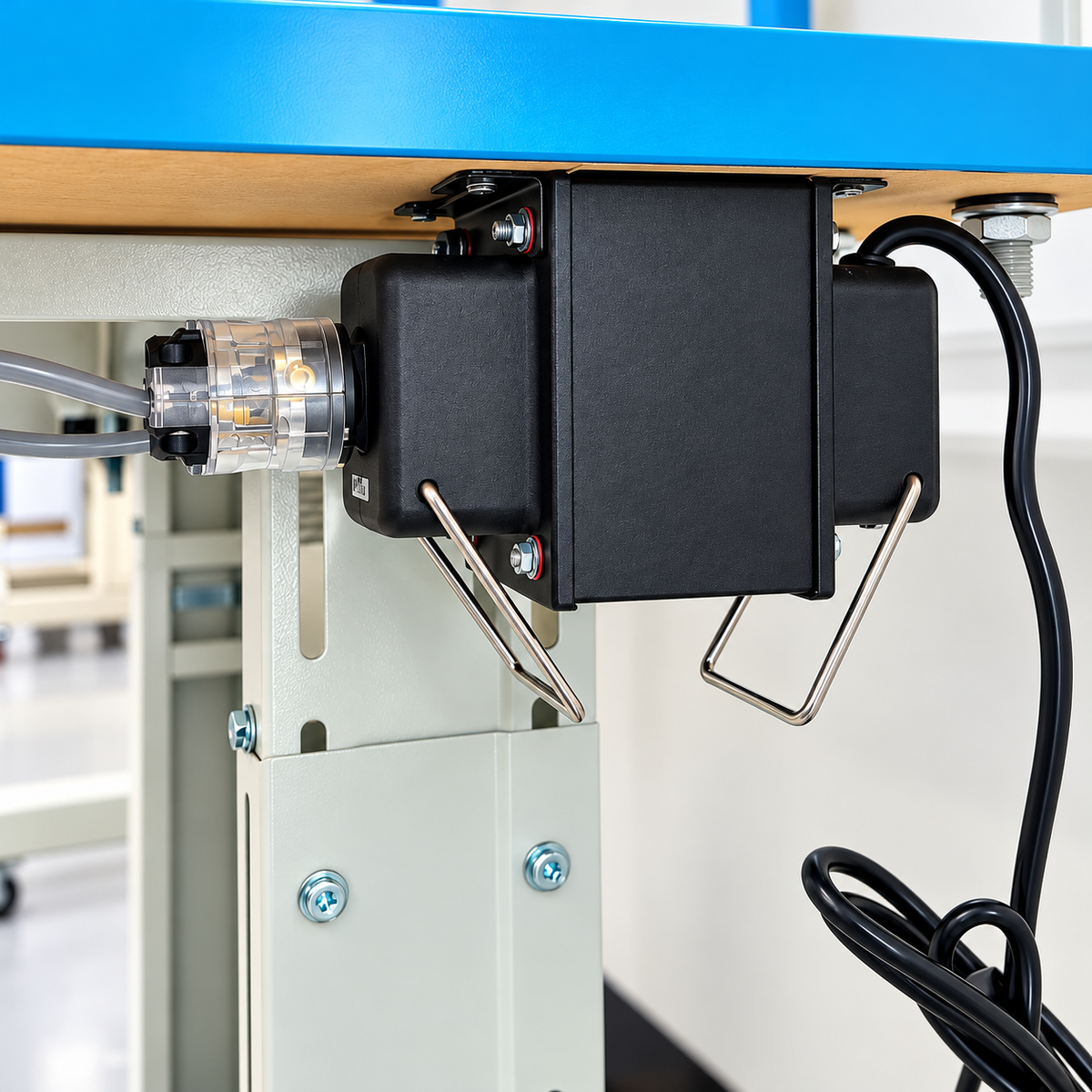 JACK® H6L-CZ-4 Computerized Long Arm Heavy-Duty Single Needle Top & Bottom Feed Lockstitch Sewing Machine