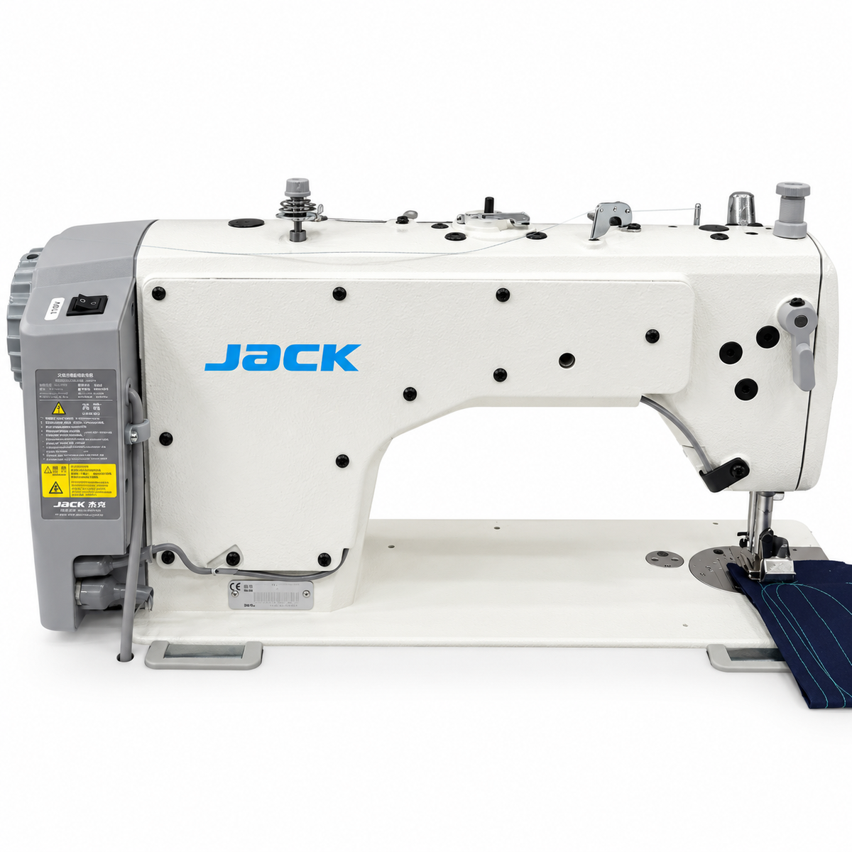 JACK® JK-F5 Single Needle Direct Drive Industrial Lockstitch Sewing Machine – Complete with Table & Stand