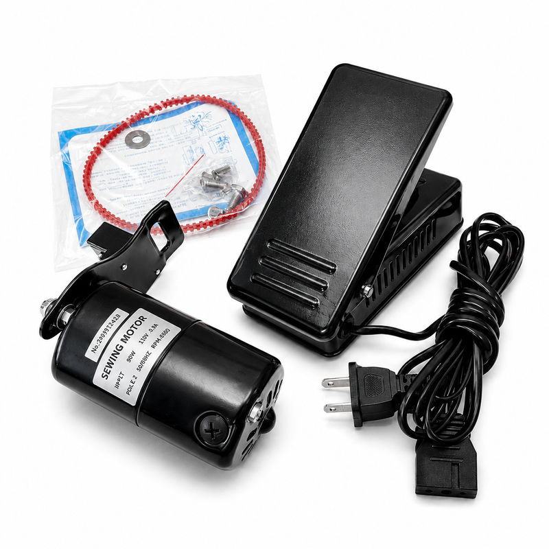 MOTOR & FOOT PEDAL SET Kit 110V HOME SEWING MACHINE