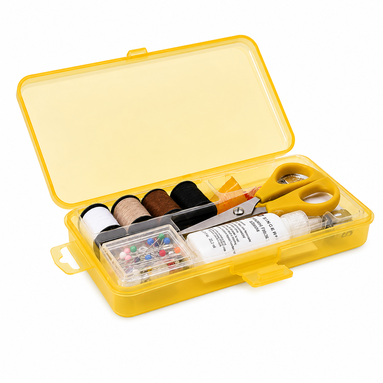 SINGER® 64-Piece Survival Sewing Kit with Storage Case