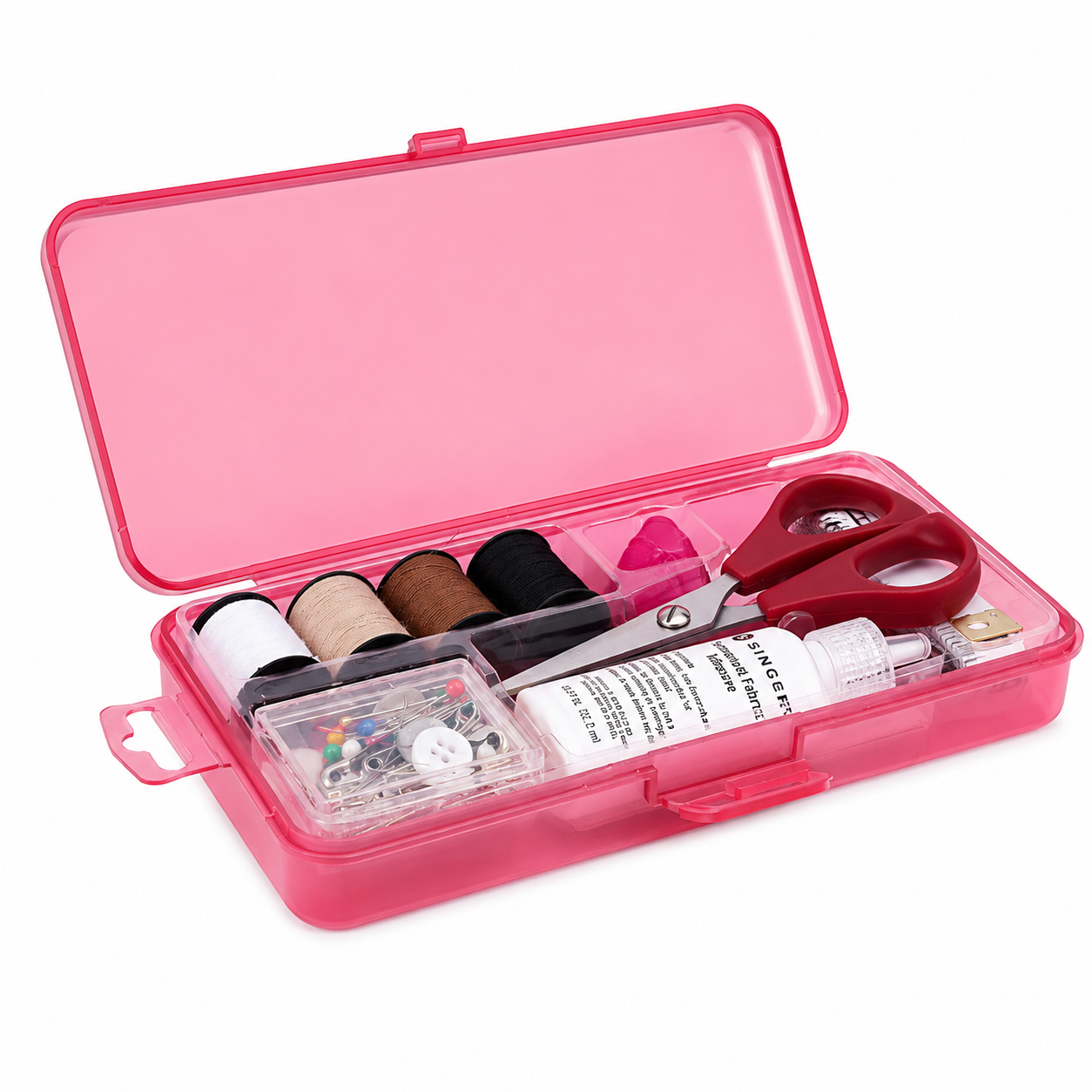 SINGER® 64-Piece Survival Sewing Kit with Storage Case