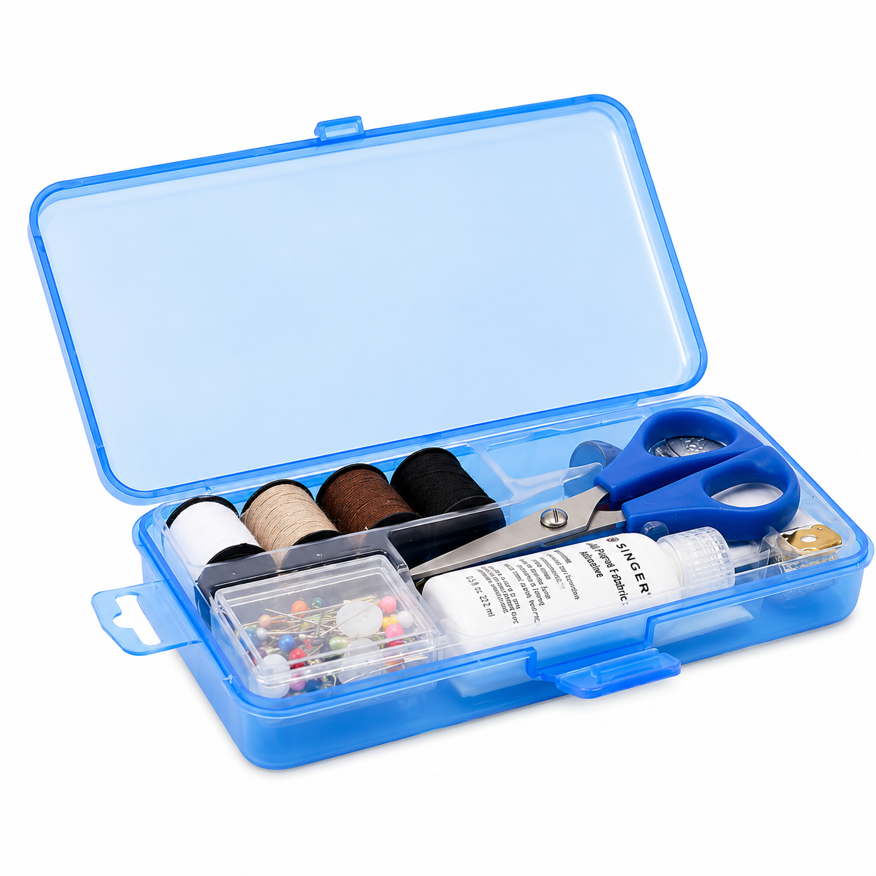 SINGER® 64-Piece Survival Sewing Kit with Storage Case