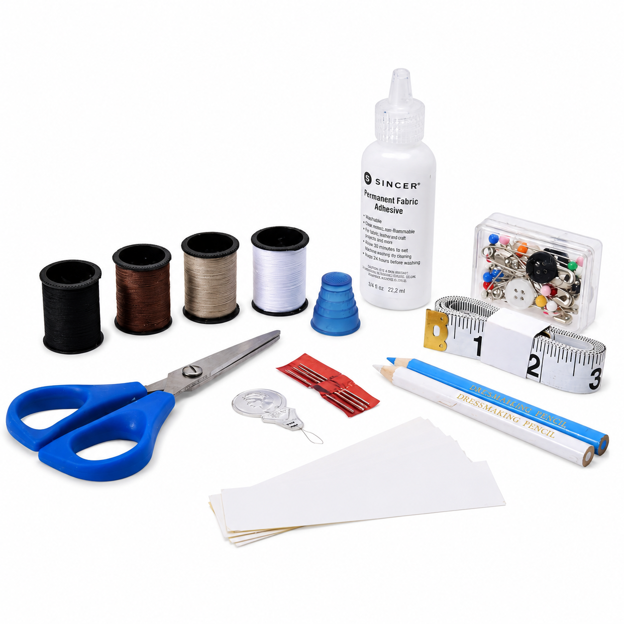 SINGER® 64-Piece Survival Sewing Kit with Storage Case