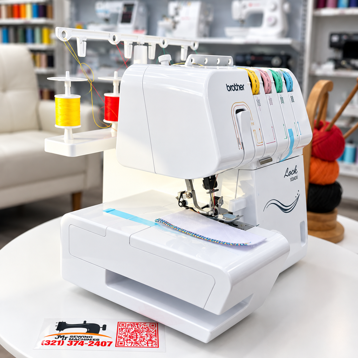 Brother® 1034DX Easy-to-Use 3/4-Thread Serger Sewing Machine